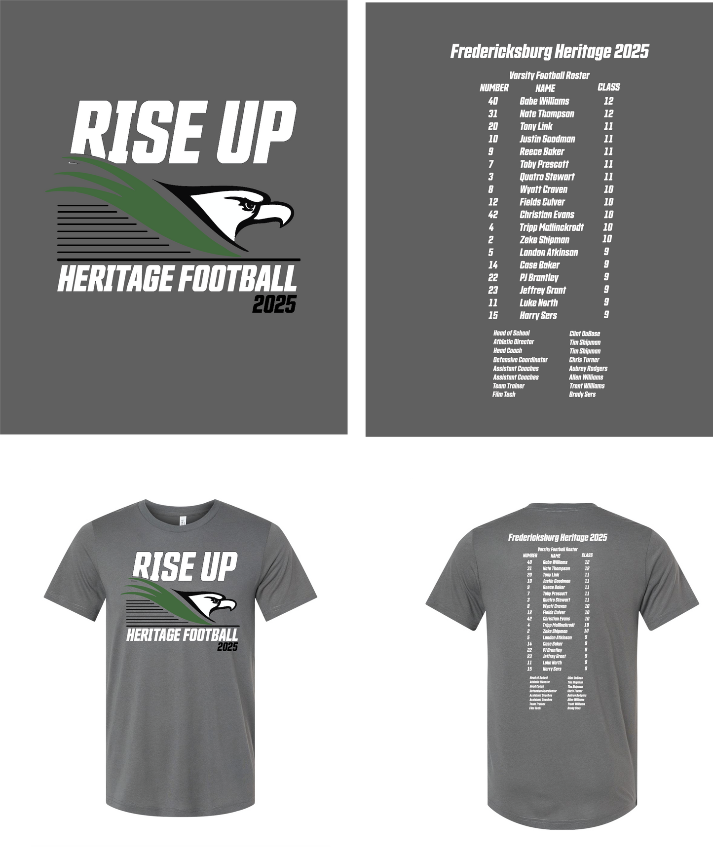 Rise Up ROSTER Triblend Tee